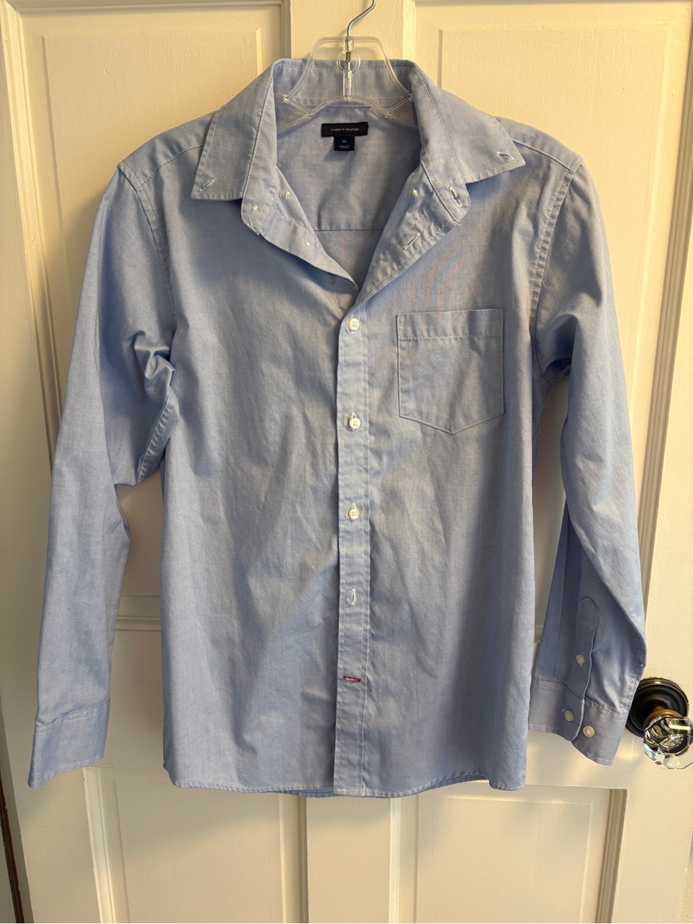 Tommy Hilfiger Boys Blue Button Up Shirt